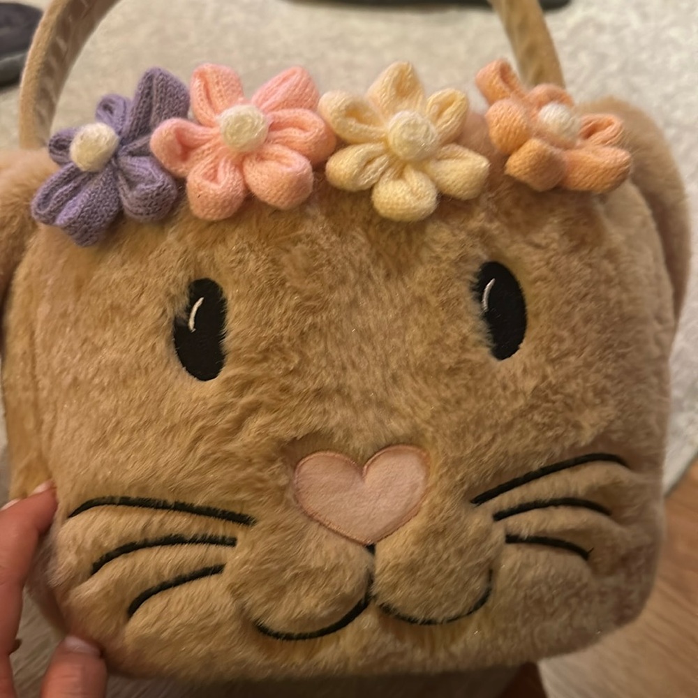 Bunny Plush Basket